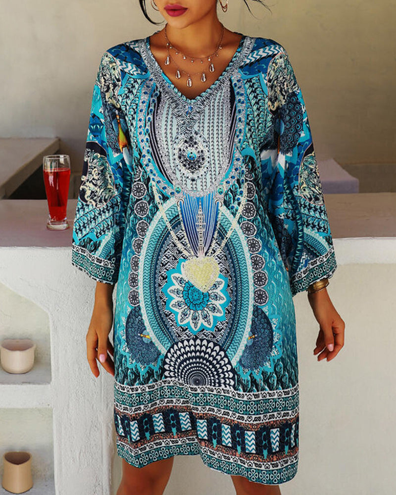 CD | Mini rochie boho lejeră