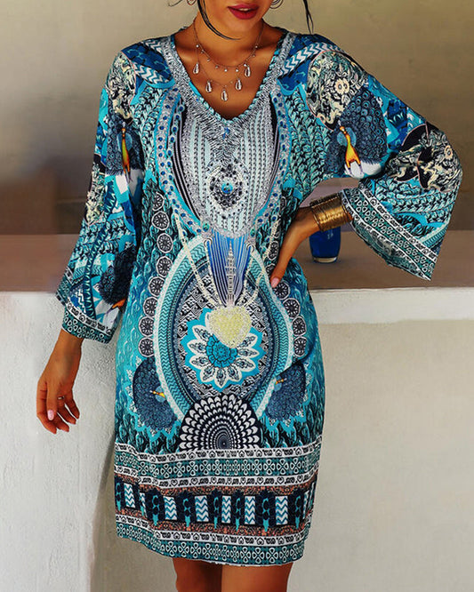 CD | Mini rochie boho lejeră