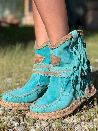 CD | Boho franjuri cizme western
