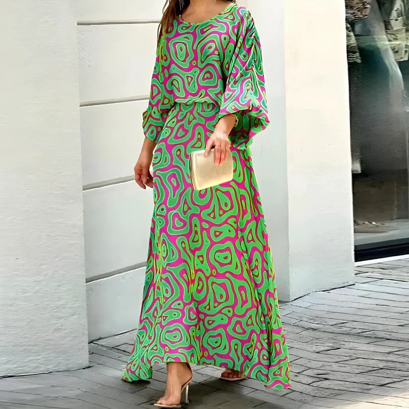 CD | Rochie lungă colorată
