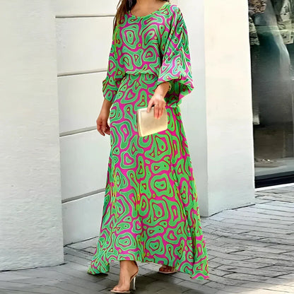 CD | Rochie lungă colorată