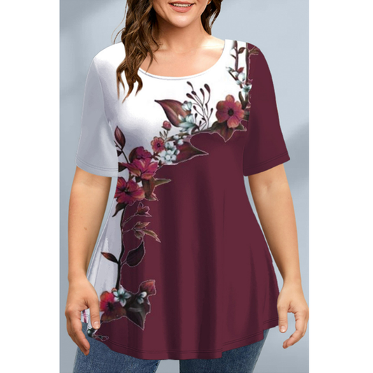 CD | Tricouri versatile cu imprimeu floral pentru femei