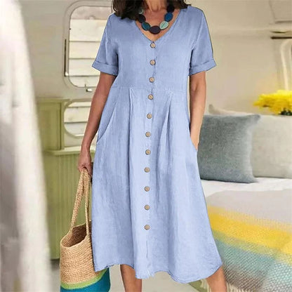 CD | Rochie de vară în Plus Dimensiune