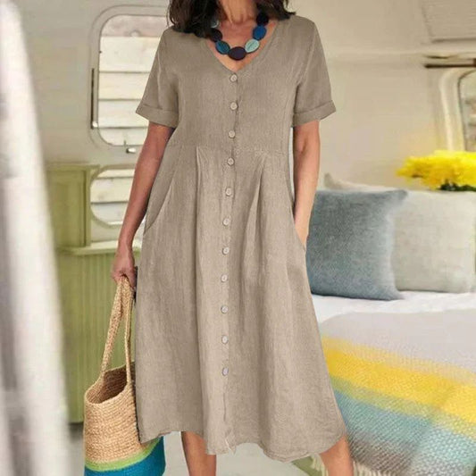 CD | Rochie de vară în Plus Dimensiune