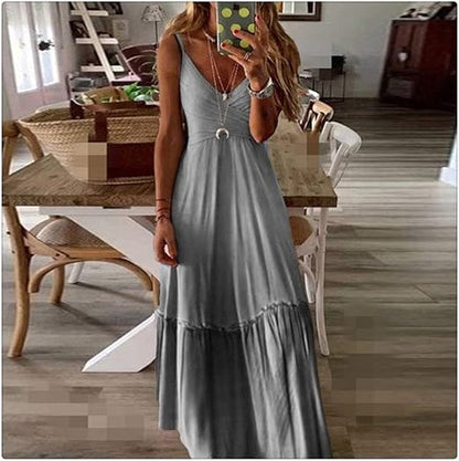 CD | Elegant casual rochie lungă de vară