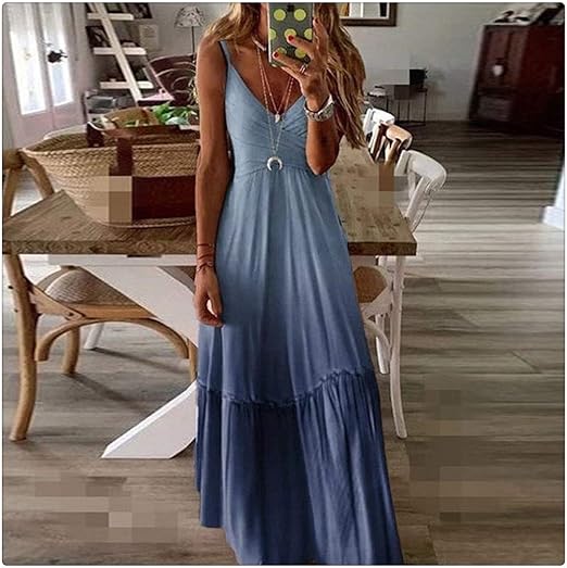 CD | Elegant casual rochie lungă de vară