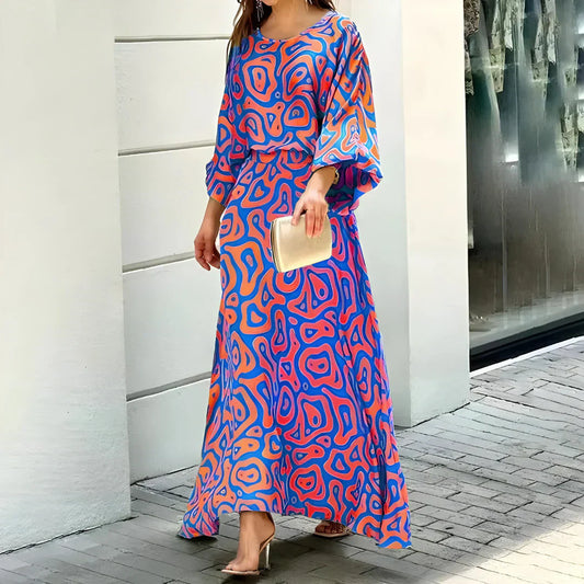 CD | Rochie lungă colorată
