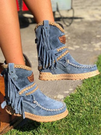 CD | Boho franjuri cizme western