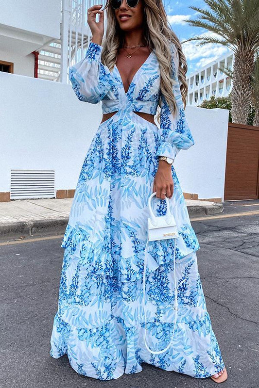 CD | Rochie maxi cu decolteu