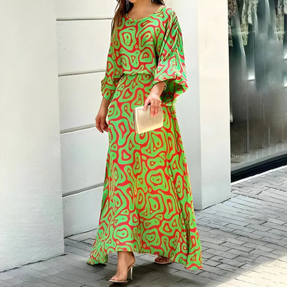 CD | Rochie lungă colorată