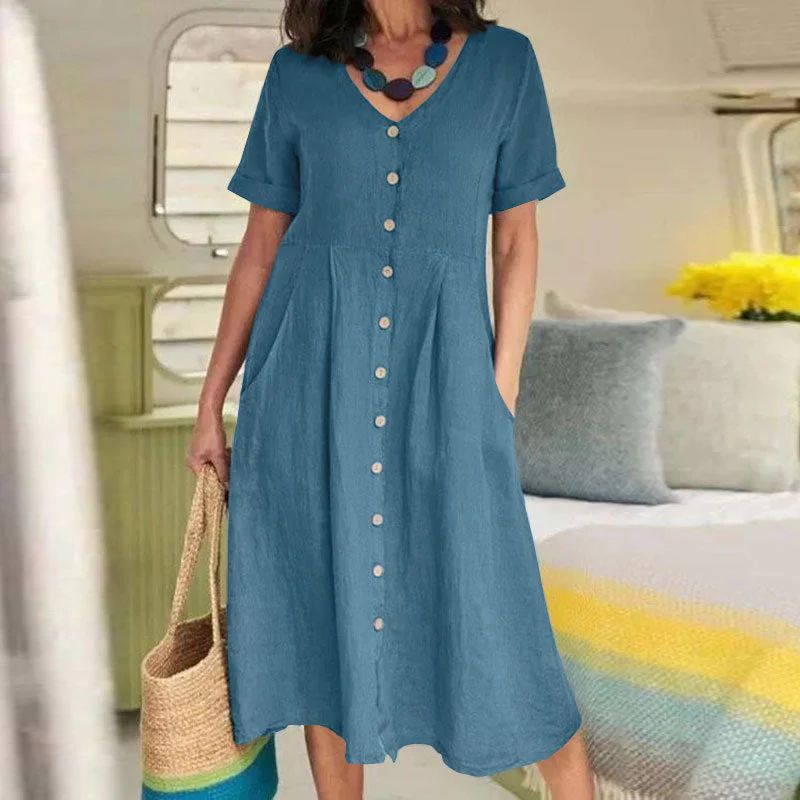 CD | Rochie de vară în Plus Dimensiune