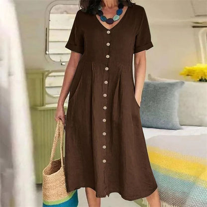 CD | Rochie de vară în Plus Dimensiune