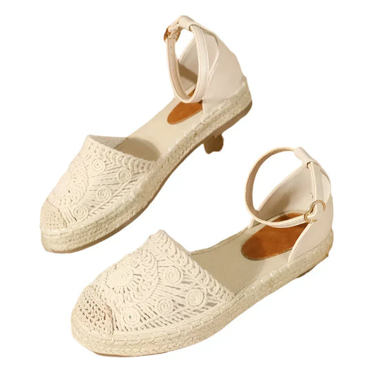 CD | Doamnelor Sandale de vară cu curea de gleznă Boho