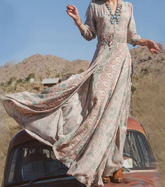 CD | Rochie maxi de vară vintage