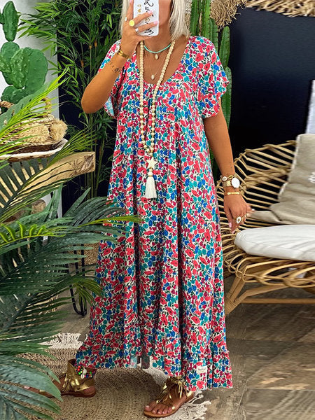CD | Rochie maxi boemă clasică