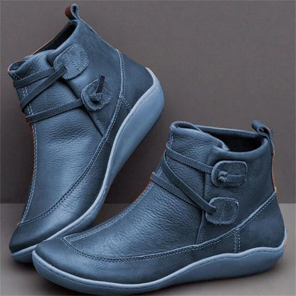 CD | Casual piele catarama cizme