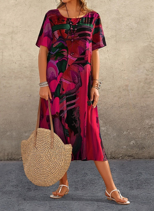 CD | Rochie casual cu imprimeu