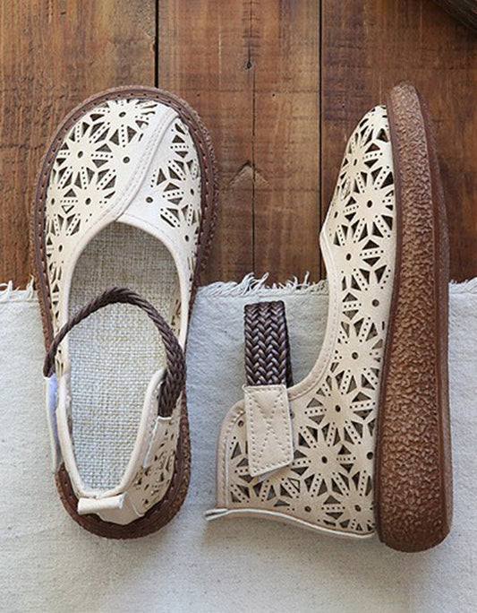 CD | Pantofi slip-on cu decupaj floral