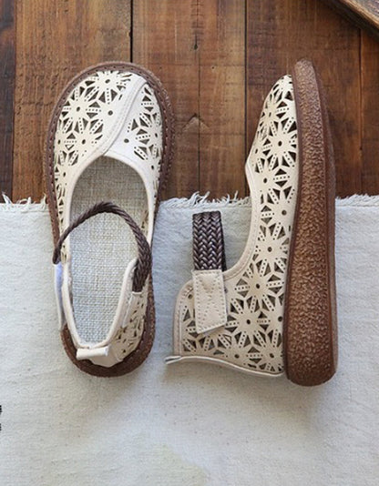 CD | Pantofi slip-on cu decupaj floral