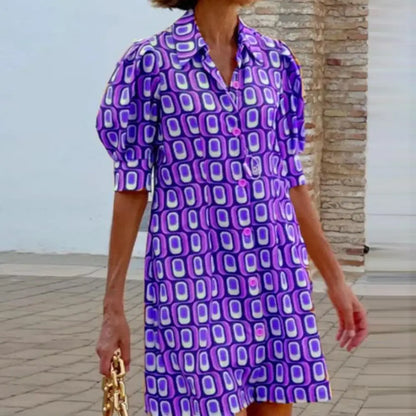 CD | Rochie mini cu mâneci bufante