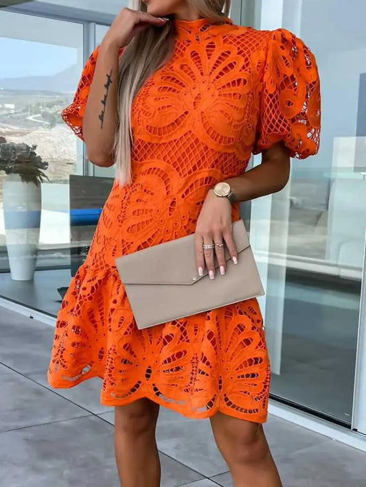 CD | Rochie mini brodată