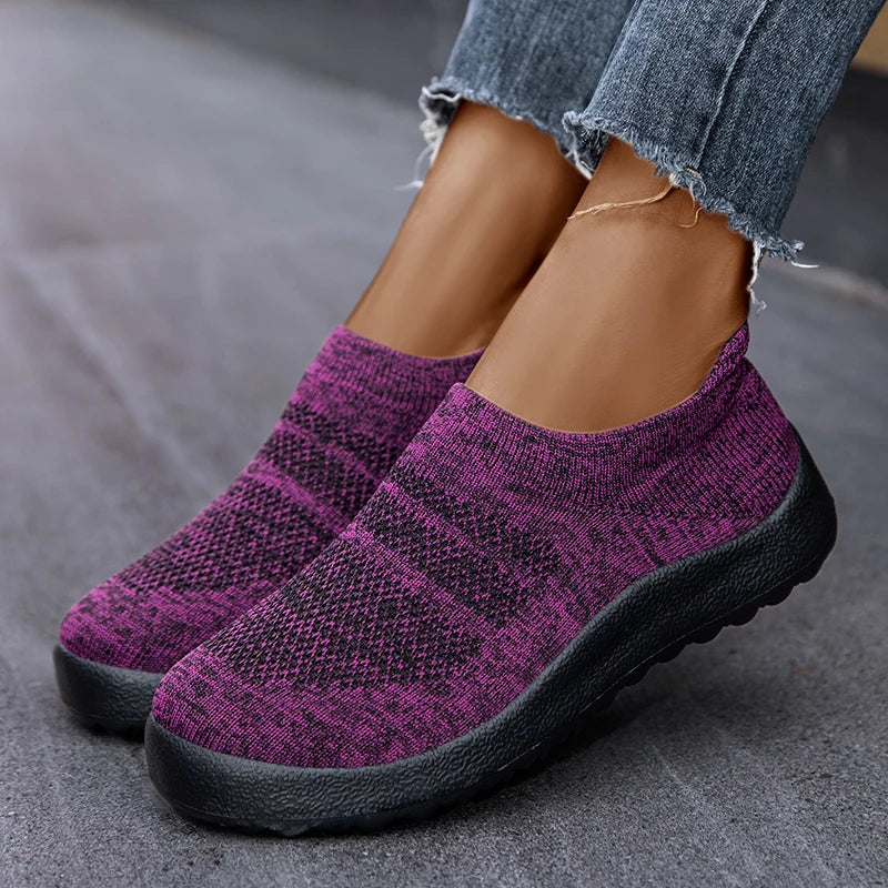 CD | Adidași ușori tricotați slip-on