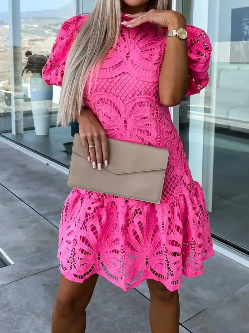 CD | Rochie mini brodată
