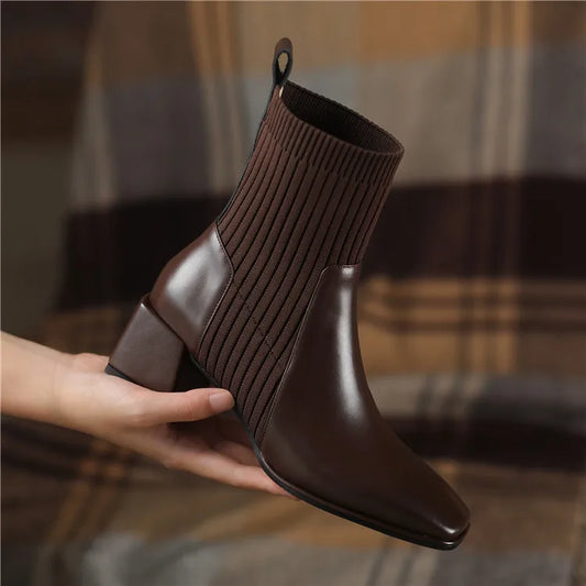 CD | Botine elegante tricotate
