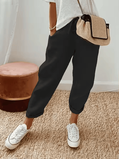 CD | Pantaloni jogger casual cu cordon
