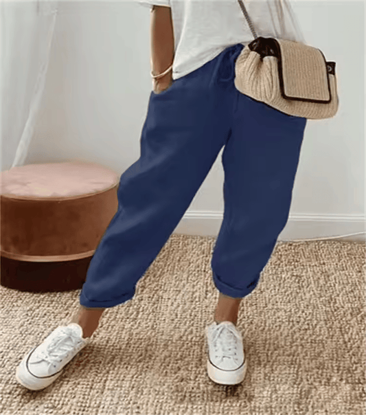 CD | Pantaloni jogger casual cu cordon