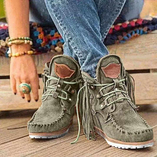 CD | Cizme casual de inspirație boho