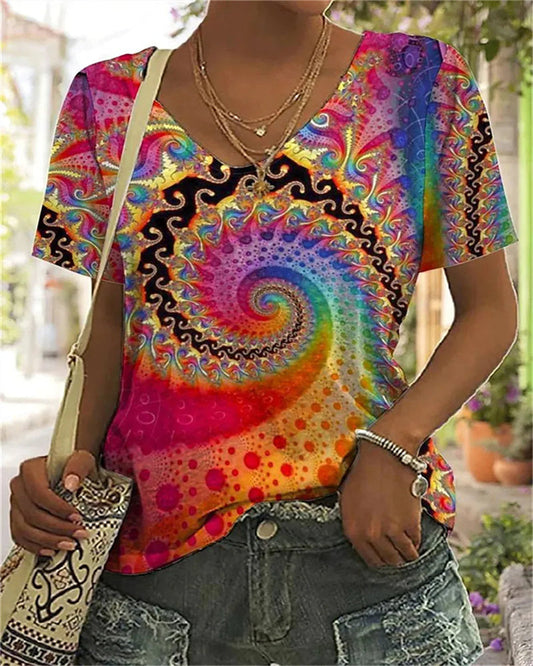 CD | Tricou colorat de vară