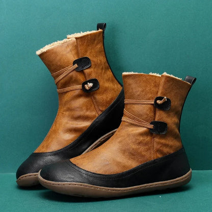 CD | Botine confortabile din piele