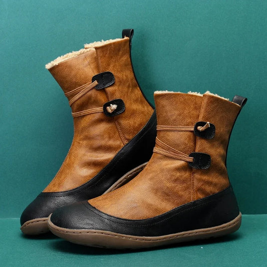 CD | Botine confortabile din piele