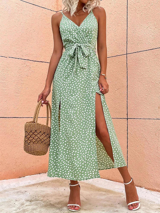 CD | Rochie lungă de vară cu imprimeu floral