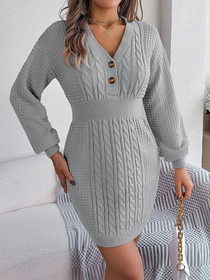 CD | Rochie mini tricot slim