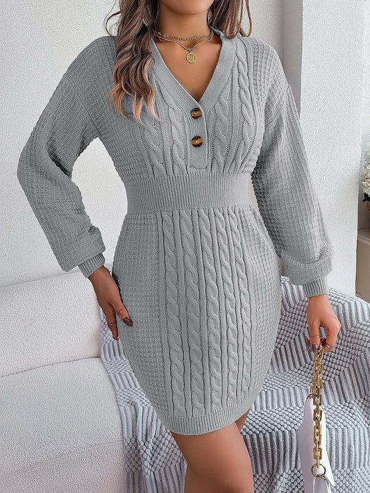 CD | Rochie mini tricot slim