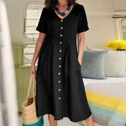 CD | Rochie de vară în Plus Dimensiune