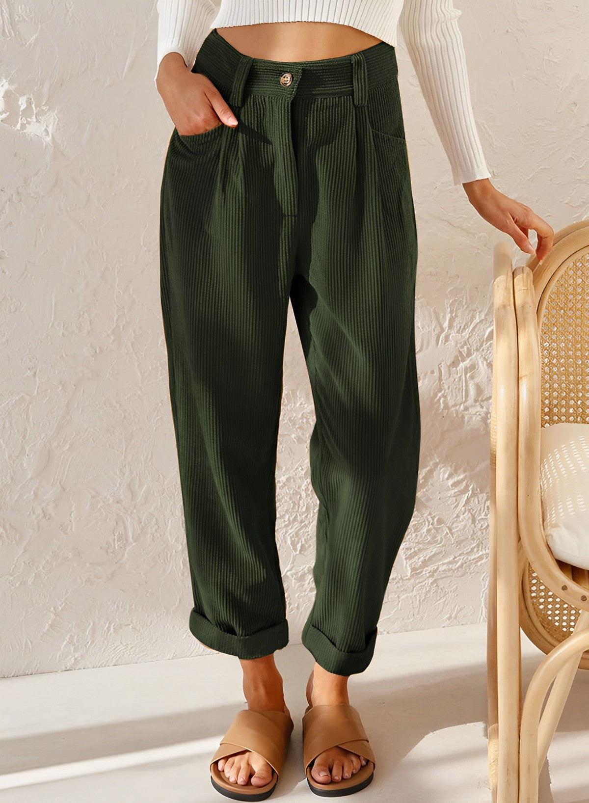 CD | Pantaloni corduroy