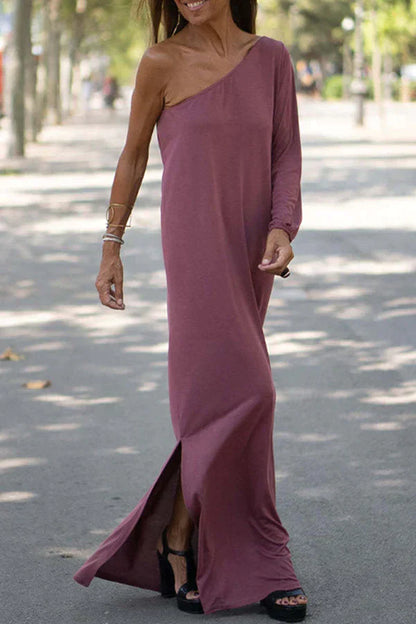 CD | Rochie maxi cu un umăr