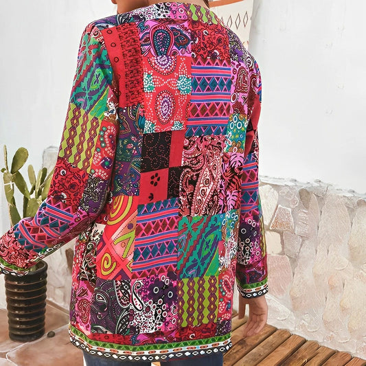 CD | Comér - Vestă florală elegantă