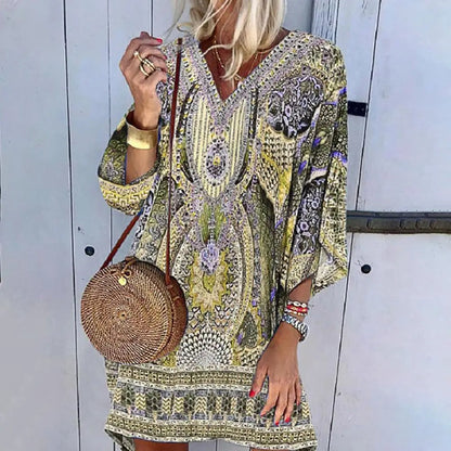CD | Boho vrac Mini rochie
