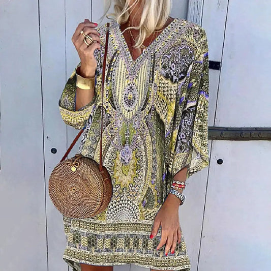 CD | Boho vrac Mini rochie