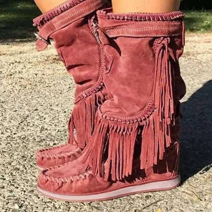 CD | Boho franjuri cizme western