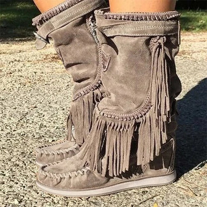CD | Boho franjuri cizme western