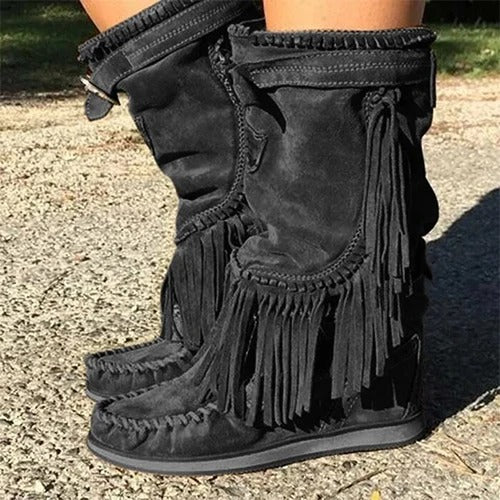 CD | Boho franjuri cizme western
