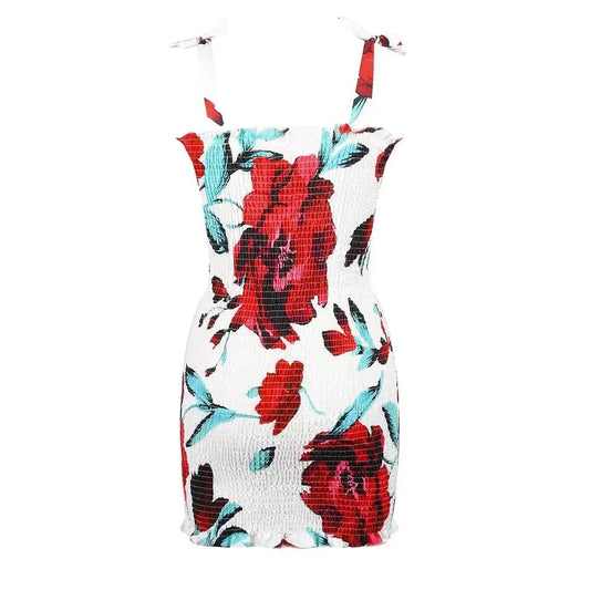 CD | Mini rochie fără mâneci Flower