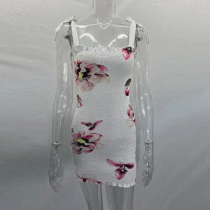 CD | Mini rochie fără mâneci Flower