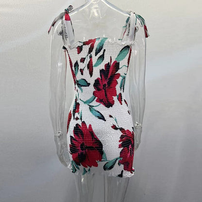 CD | Mini rochie fără mâneci Flower