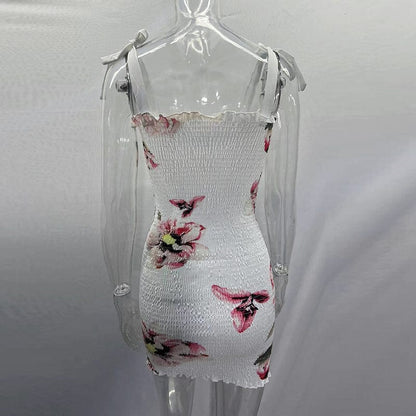CD | Mini rochie fără mâneci Flower